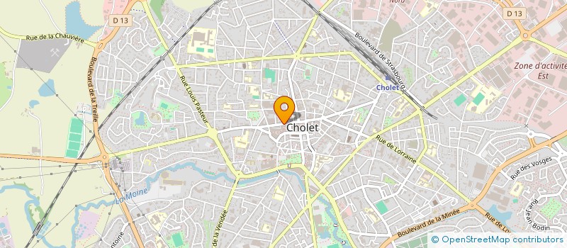 localisation de l'entreprise MADAME STEPHANIE JACQUET à CHOLET