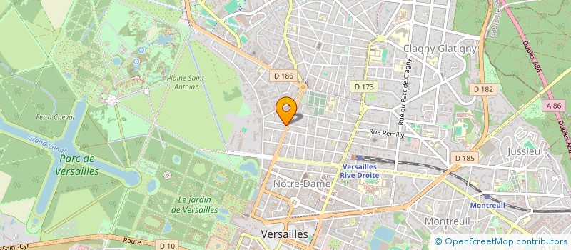 localisation de l'entreprise MADAME STEPHANIE JAEGHERS à VERSAILLES