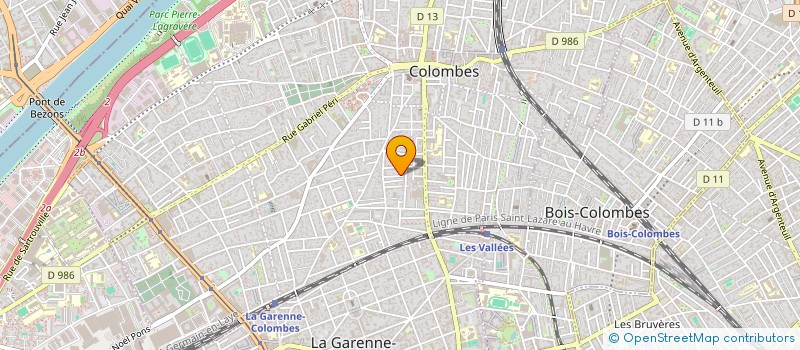 localisation de l'entreprise MADAME STEPHANIE JAFFREZO à COLOMBES