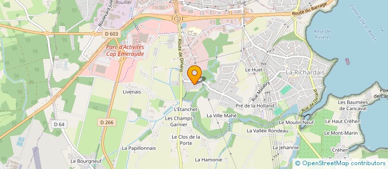 localisation de l'entreprise MADAME STEPHANIE JAN  LA RICHARDAIS