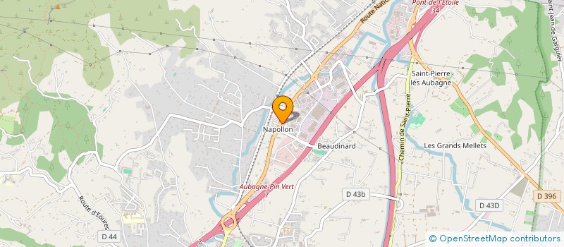 localisation de l'entreprise MADAME STEPHANIE JARQUE  AUBAGNE