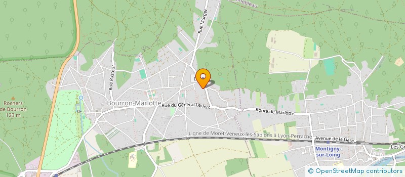 localisation de l'entreprise MADAME STEPHANIE JAUBERT  BOURRON-MARLOTTE