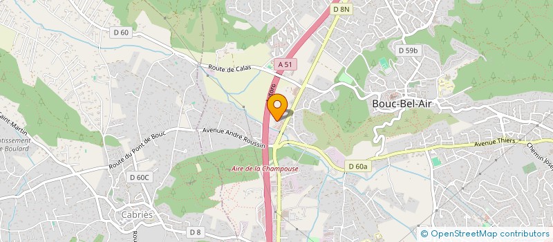 localisation de l'entreprise MADAME STEPHANIE JAUFFRET à BOUC-BEL-AIR