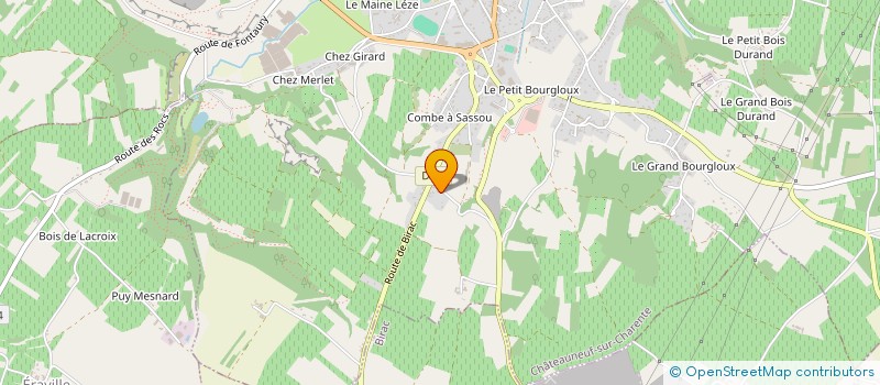 localisation de l'entreprise MADAME STEPHANIE JAY à CHATEAUNEUF-SUR-CHARENTE