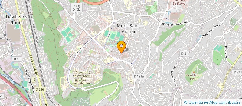 localisation de l'entreprise MADAME STEPHANIE JEAN  MONT-SAINT-AIGNAN