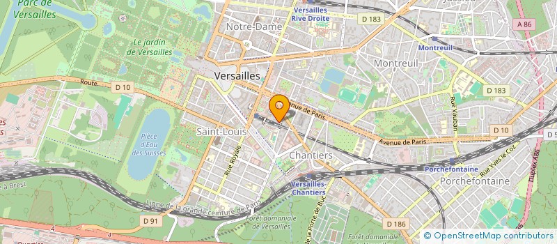 localisation de l'entreprise MADAME STEPHANIE JEUNET à VERSAILLES
