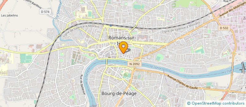 localisation de l'entreprise MADAME STEPHANIE JIMENEZ  ROMANS-SUR-ISERE