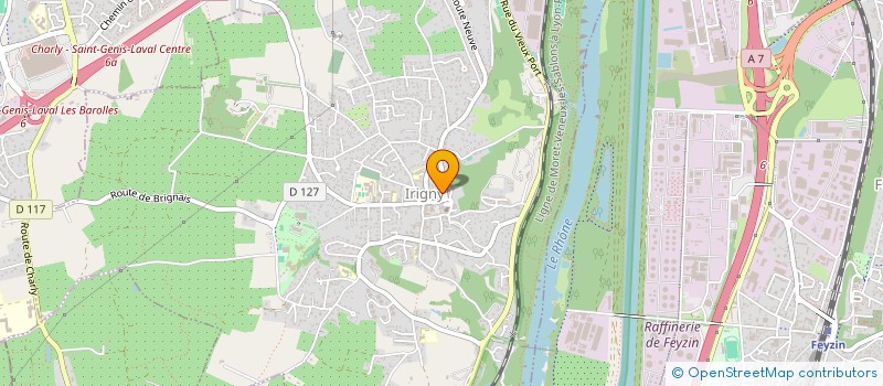 localisation de l'entreprise MADAME STEPHANIE JOLIN  IRIGNY