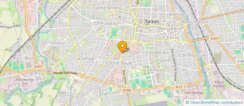 localisation de l'entreprise MADAME STEPHANIE JONCOHALSA  TARBES