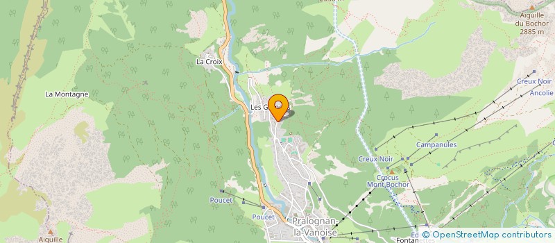 localisation de l'entreprise MADAME STEPHANIE JOSSE  PRALOGNAN-LA-VANOISE