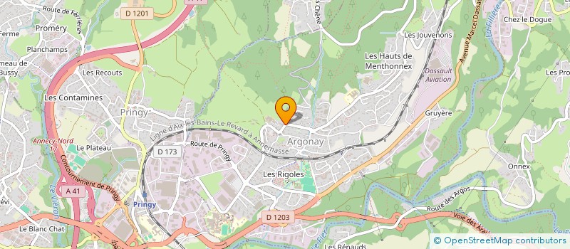 localisation de l'entreprise MADAME STEPHANIE JOST  ARGONAY