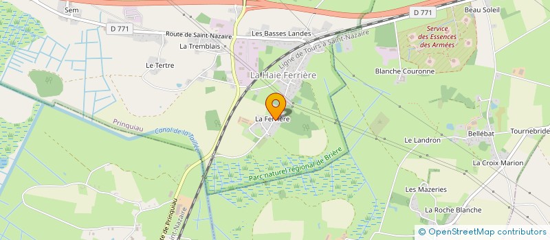 localisation de l'entreprise MADAME STEPHANIE JOUAN  PRINQUIAU