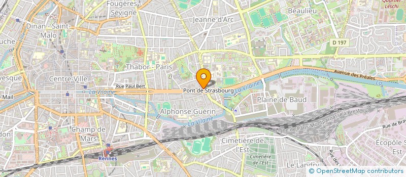 localisation de l'entreprise MADAME STEPHANIE JOUAN  RENNES