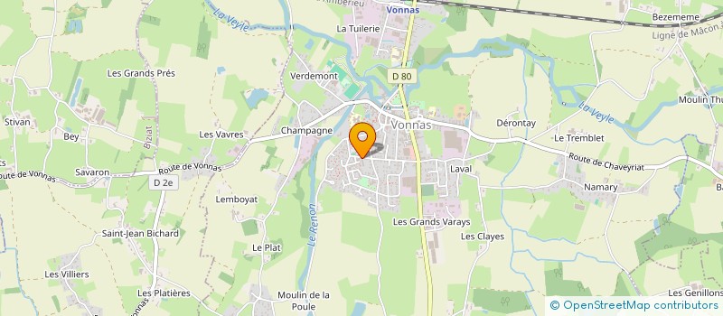 localisation de l'entreprise MADAME STEPHANIE JOUQUOT à VONNAS