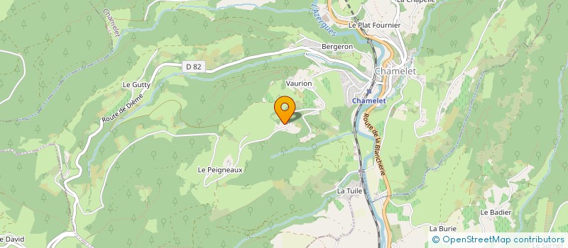 localisation de l'entreprise MADAME STEPHANIE JOURDAN  CHAMELET