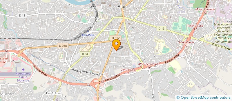 localisation de l'entreprise MADAME STEPHANIE JOURDAS à ALBI