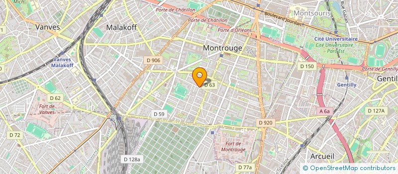 localisation de l'entreprise MADAME STEPHANIE JOURNE à MONTROUGE