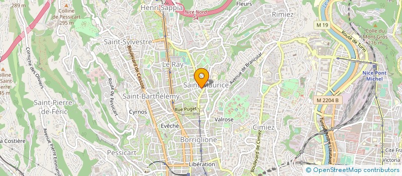 localisation de l'entreprise MADAME STEPHANIE JOURQUIN  NICE