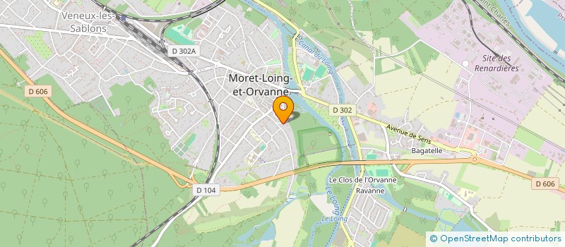 localisation de l'entreprise MADAME STEPHANIE JOUSSET  MORET-LOING-ET-ORVANNE