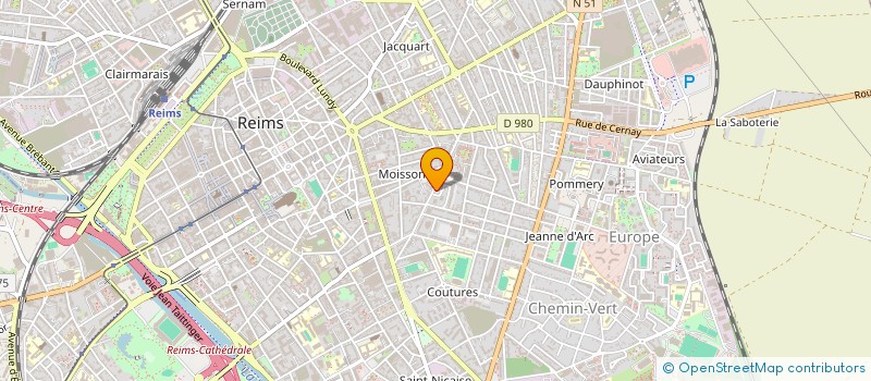 localisation de l'entreprise MADAME STEPHANIE JOUVET  REIMS