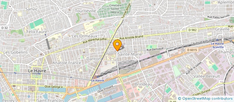 localisation de l'entreprise MADAME STEPHANIE JUILLIARD  LE HAVRE