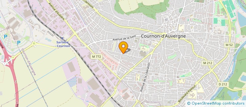 localisation de l'entreprise MADAME STEPHANIE JULIEN  COURNON-D'AUVERGNE