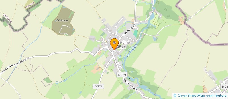 localisation de l'entreprise MADAME STEPHANIE JUSTE  VILLERS-SIRE-NICOLE