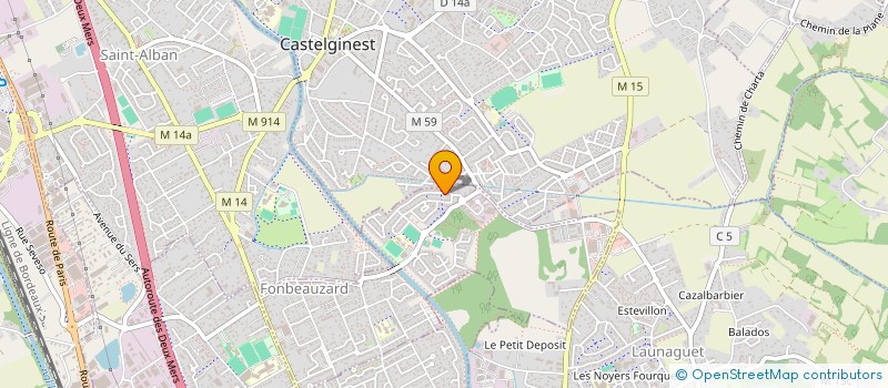 localisation de l'entreprise MADAME STEPHANIE KERSKI  FONBEAUZARD