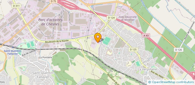 localisation de l'entreprise MADAME STEPHANIE KESKIN à SAINT-QUENTIN-FALLAVIER