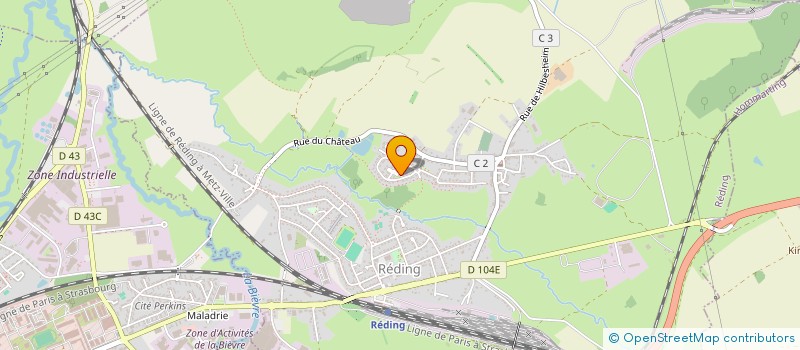 localisation de l'entreprise MADAME STEPHANIE KLEIN  REDING