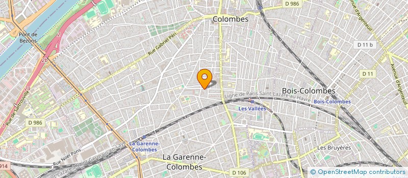 localisation de l'entreprise MADAME STEPHANIE KLEINBAUER à COLOMBES
