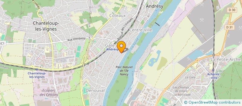 localisation de l'entreprise MADAME STEPHANIE KOCIOLECK  ANDRESY