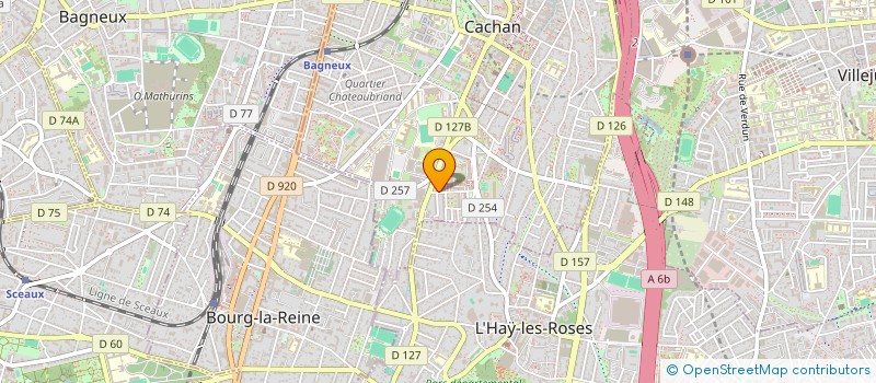 localisation de l'entreprise MADAME STEPHANIE KOUADIO  CACHAN