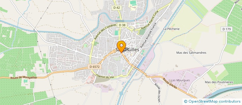 localisation de l'entreprise MADAME STEPHANIE KOUVAS  SAINT-GILLES