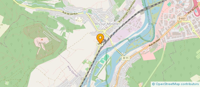 localisation de l'entreprise MADAME STEPHANIE KRZEMINSKI  ARS-SUR-MOSELLE