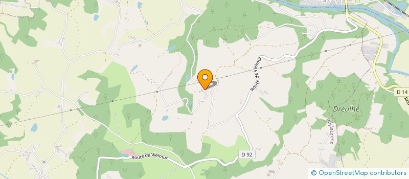 localisation de l'entreprise MADAME STEPHANIE KRZYCHACZ  PUYLAURENS