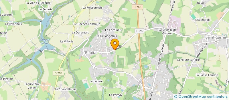 localisation de l'entreprise MADAME STEPHANIE L HELAOUET  BOBITAL