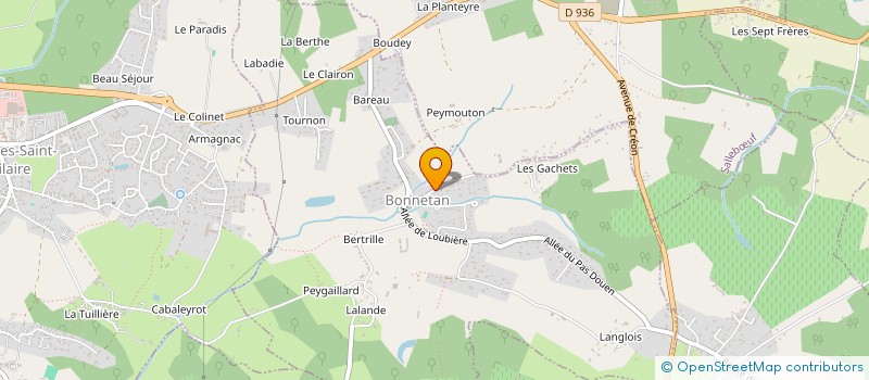 localisation de l'entreprise MADAME STEPHANIE LABADIE  BONNETAN