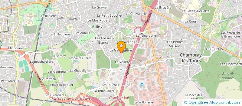 localisation de l'entreprise MADAME STEPHANIE LABARCHEDE  CHAMBRAY-LES-TOURS