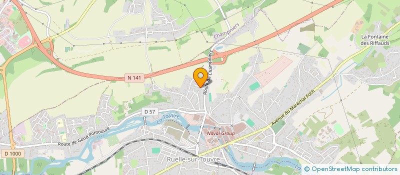 localisation de l'entreprise MADAME STEPHANIE LABAT  RUELLE-SUR-TOUVRE