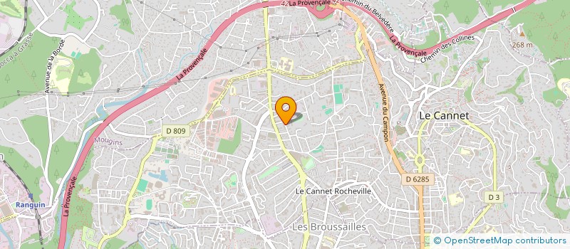 localisation de l'entreprise MADAME STEPHANIE LABBE à LE CANNET