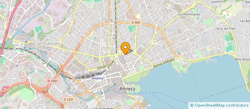 localisation de l'entreprise MADAME STEPHANIE LACHAVANNE à ANNECY