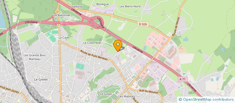 localisation de l'entreprise MADAME STEPHANIE LACORD  VIERZON