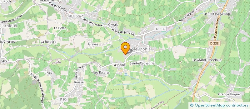 localisation de l'entreprise MADAME STEPHANIE LACOUR à PORTE-DES-PIERRES-DOREES