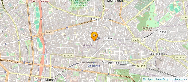 localisation de l'entreprise MADAME STEPHANIE LACOUTURE à MONTREUIL