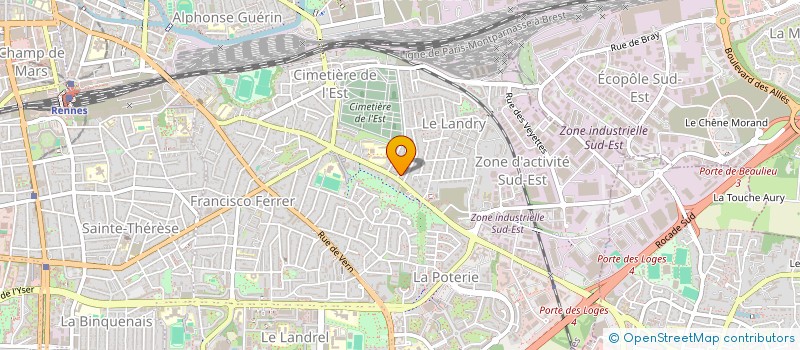 localisation de l'entreprise MADAME STEPHANIE LADEL  RENNES