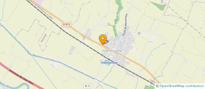 localisation de l'entreprise MADAME STEPHANIE LAFON  VILLENOUVELLE