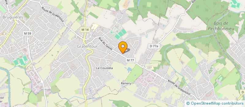 localisation de l'entreprise MADAME STEPHANIE LAGOURCETTE  GRATENTOUR