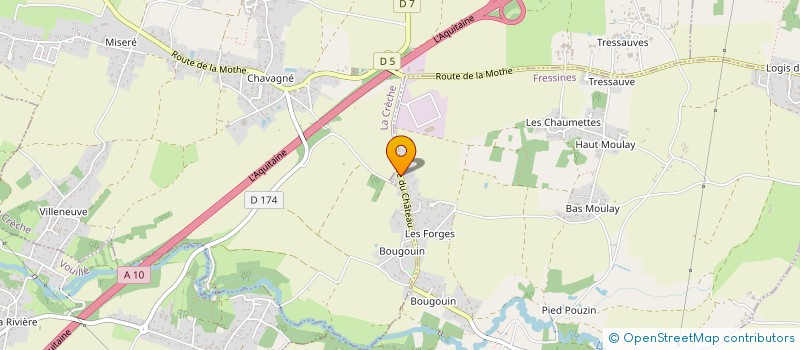 localisation de l'entreprise MADAME STEPHANIE LAHAYE  FRESSINES