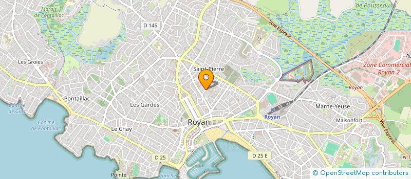 localisation de l'entreprise MADAME STEPHANIE LAHUTTE  ROYAN